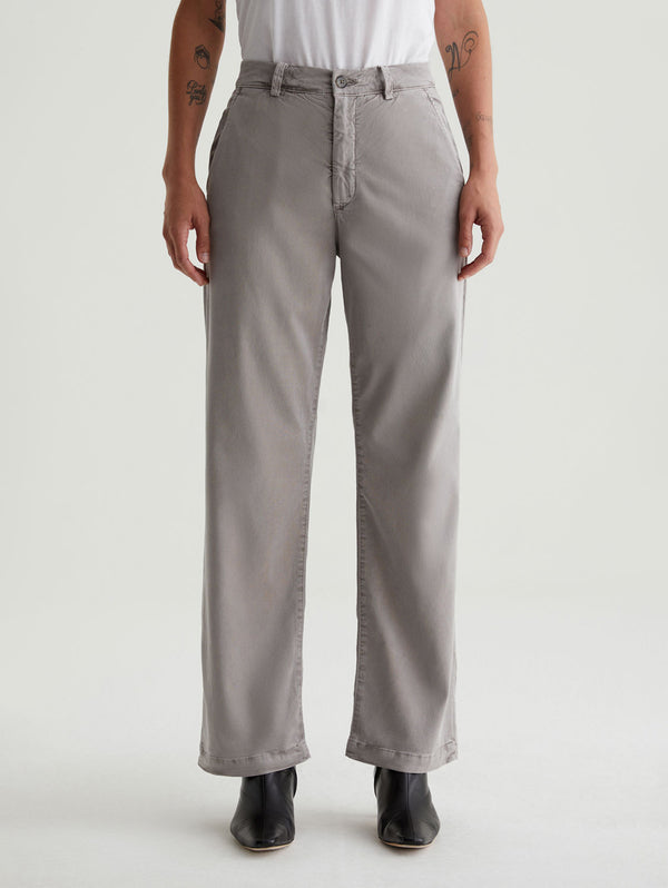 Caden Straight Trouser - Sulfur Pebble Grey-AG Jeans-Over the Rainbow