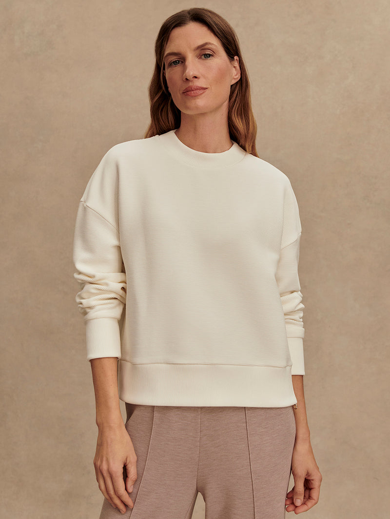 Addelyn Sweatshirt - Ivory-VARLEY-Over the Rainbow