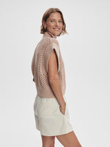 Gaines Half Zip Knit - Light Taupe-VARLEY-Over the Rainbow