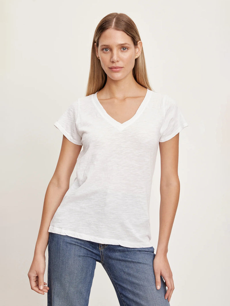 Jilian Tee - White-Velvet-Over the Rainbow