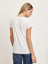 Jilian Tee - White-Velvet-Over the Rainbow