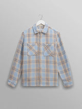 Whiting Overshirt - Pale Blue Earl Check-Wax London-Over the Rainbow