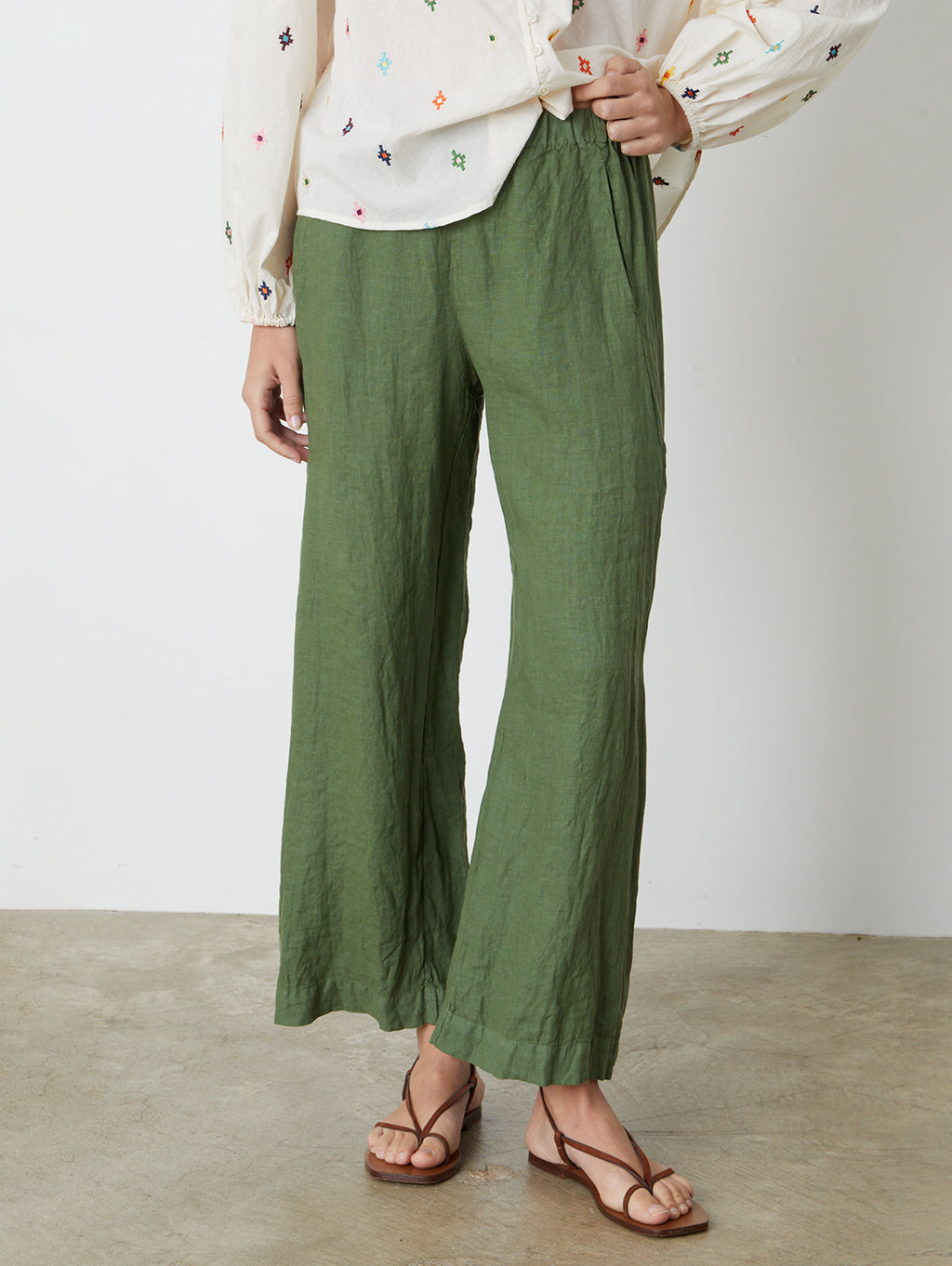 VELVET, Lola Linen Pants