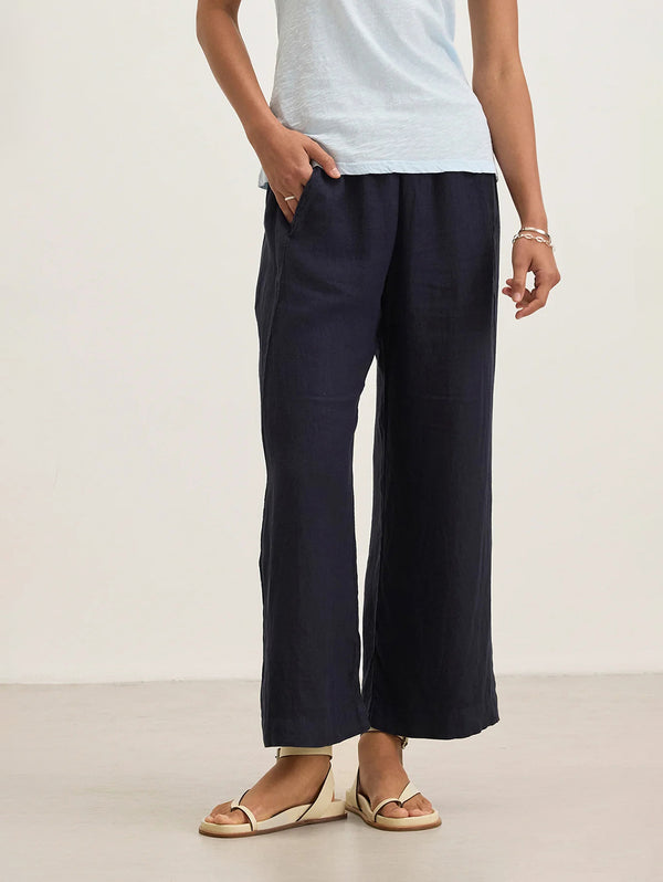 Lola Linen Pant - Shadow-Velvet-Over the Rainbow