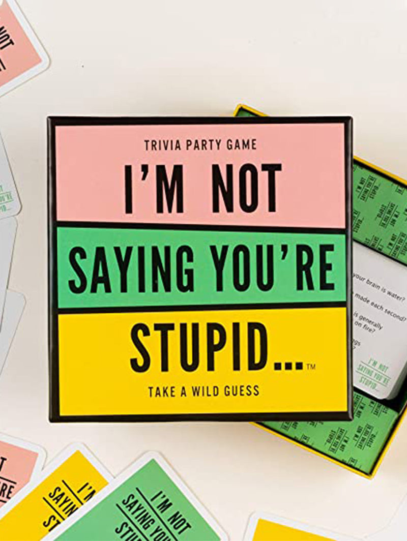 Board Game - I'm Not Saying You're Stupid-HYGGE GAMES-Over the Rainbow