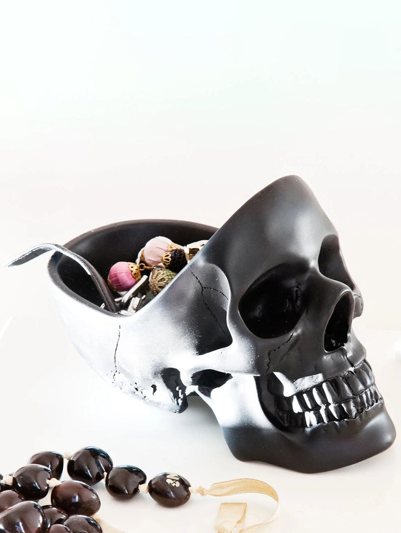 Skull Tidy - Black-AREAWARE-Over the Rainbow