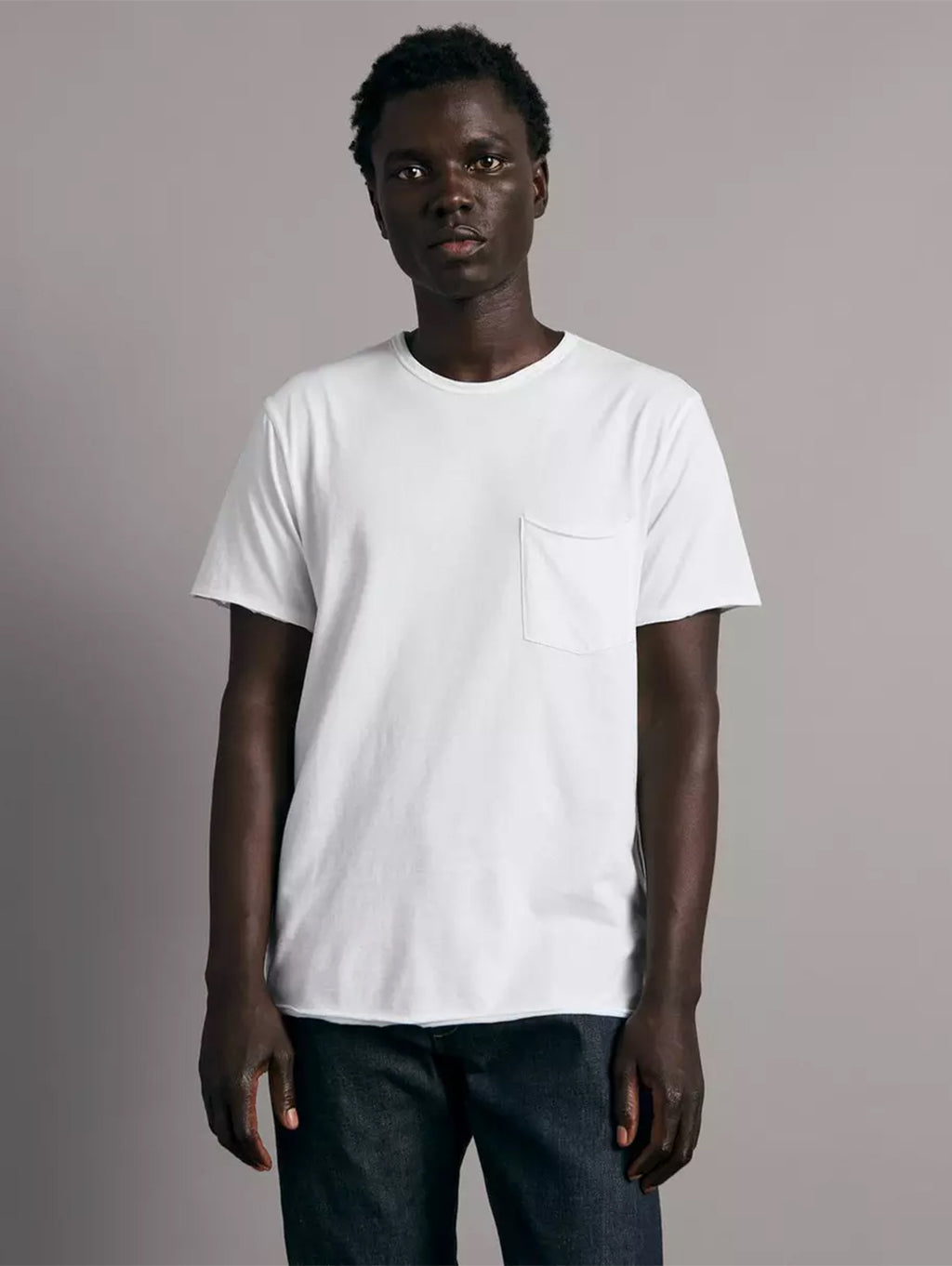 Miles One Pocket Tee - White