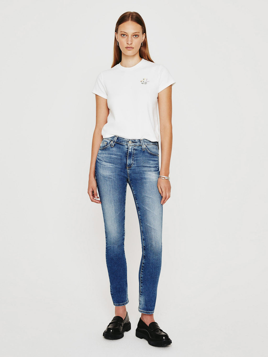 Mari High Rise Straight Jean - 15 Yr Shoreline